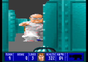 Wolfenstein 3D na ATARI XE